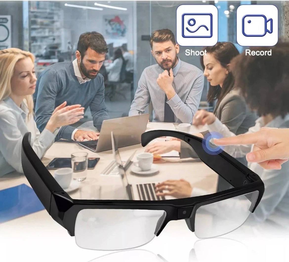 隐藏式直录眼镜